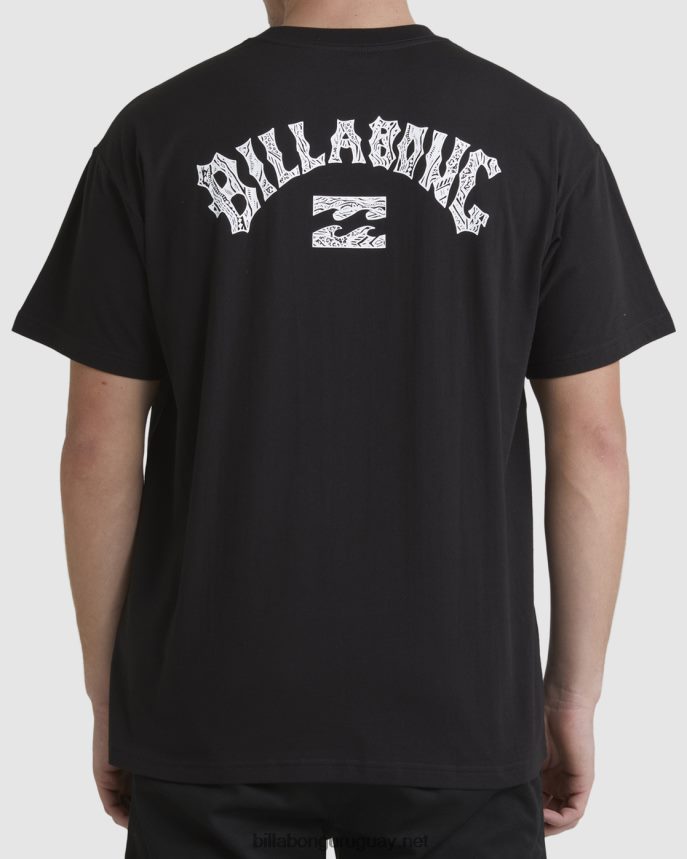 playera manga corta arco pilpeled hombres negro DR6844419 Billabong