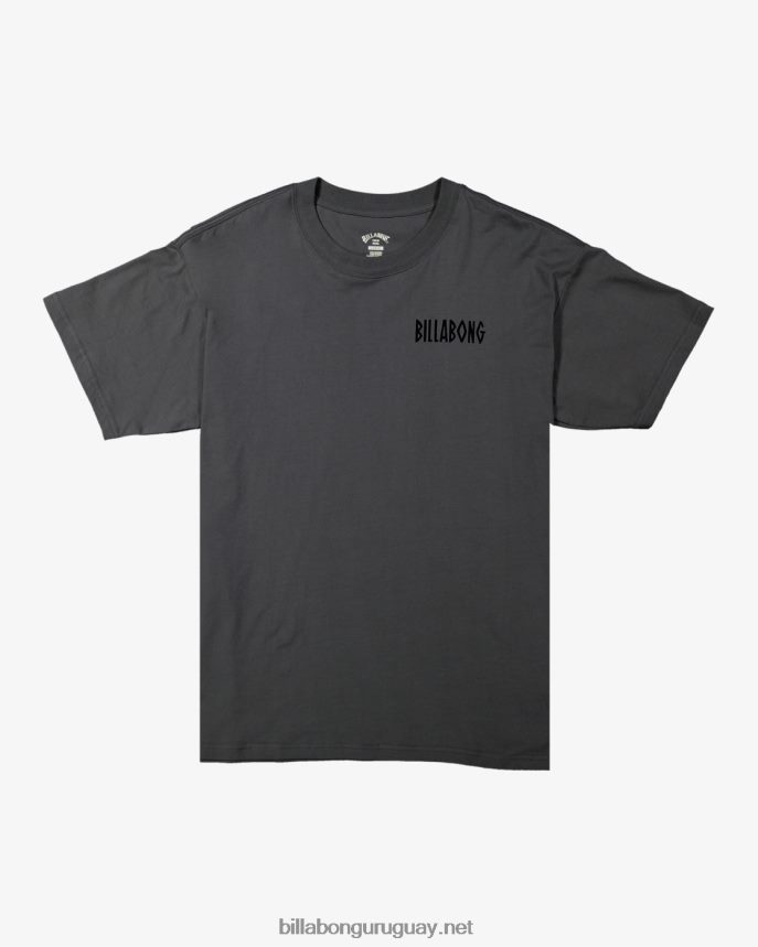 playera manga corta gato diamante pilpeled hombres apagado negro DR6844361 Billabong