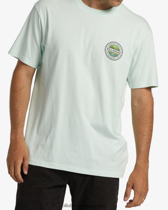 playera manga corta rotor hombres cristal marino DR6844329 Billabong