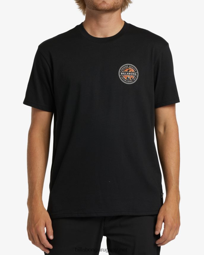 playera manga corta rotor hombres negro DR6844439 Billabong