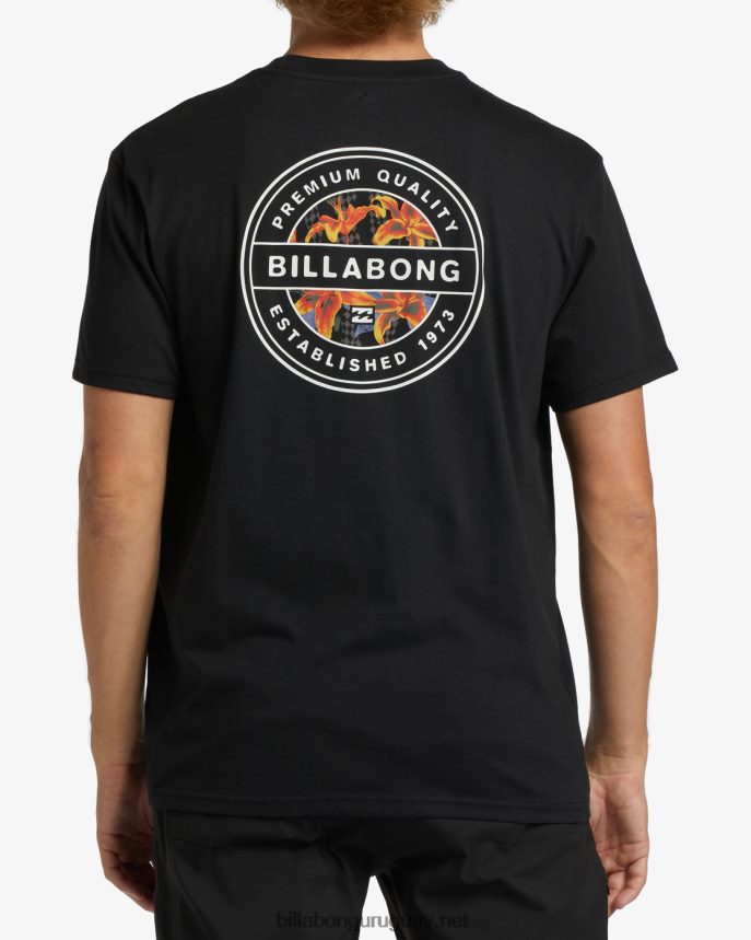 playera manga corta rotor hombres negro DR6844439 Billabong