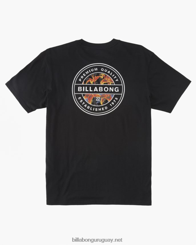 playera manga corta rotor hombres negro DR6844439 Billabong