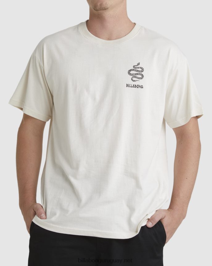playera manga corta serpiente pilpeled hombres hueso DR6844347 Billabong