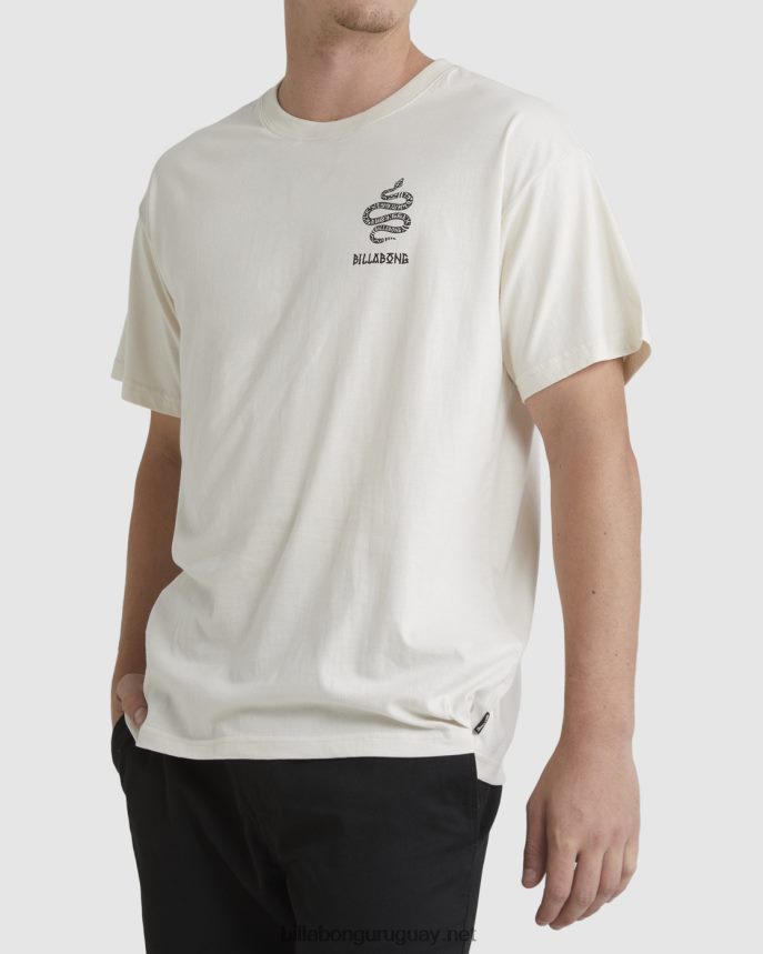 playera manga corta serpiente pilpeled hombres hueso DR6844347 Billabong