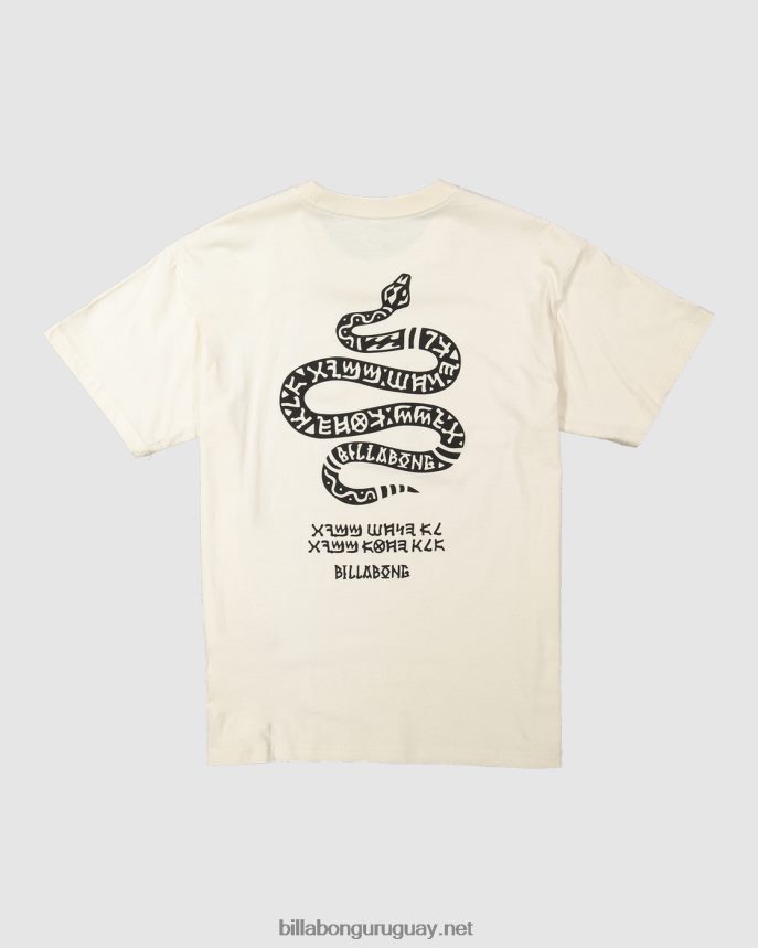 playera manga corta serpiente pilpeled hombres hueso DR6844347 Billabong