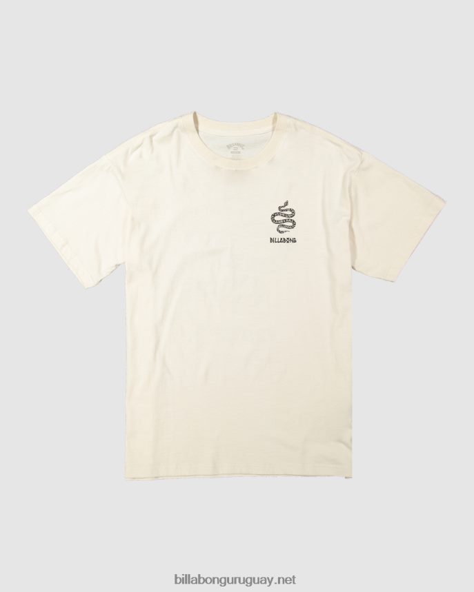 playera manga corta serpiente pilpeled hombres hueso DR6844347 Billabong