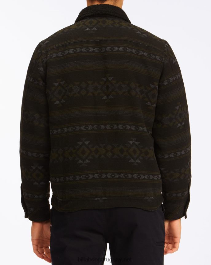 chamarra estilo camionero con sherpa Barlow hombres negro DR6844517 Billabong