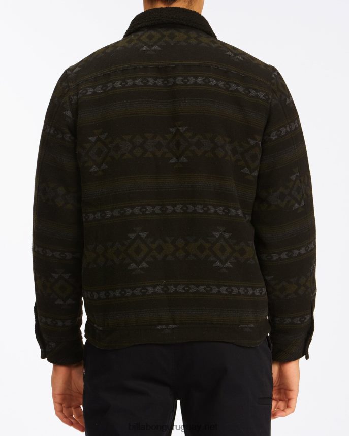chamarra estilo camionero con sherpa Barlow hombres negro DR6844517 Billabong