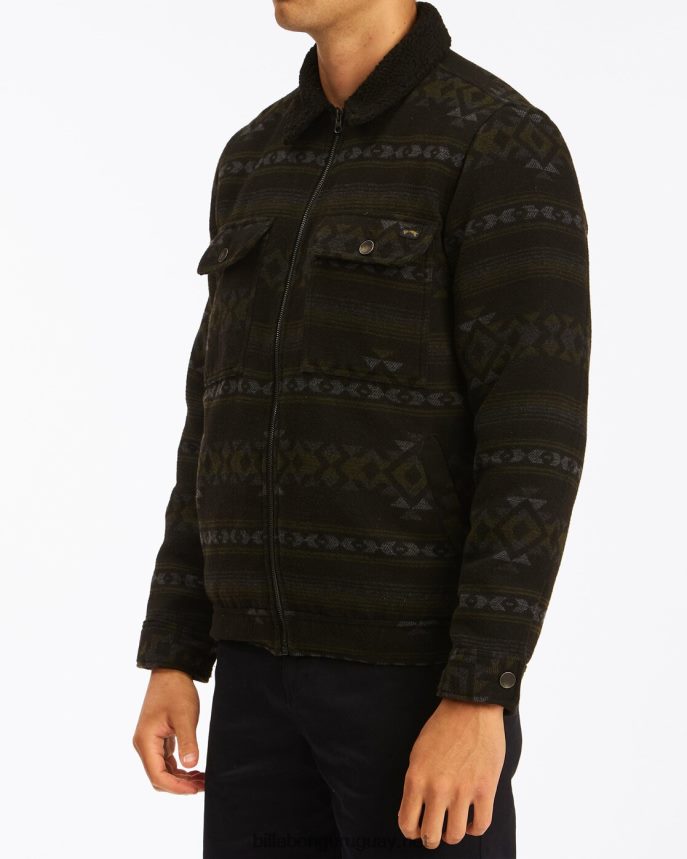 chamarra estilo camionero con sherpa Barlow hombres negro DR6844517 Billabong