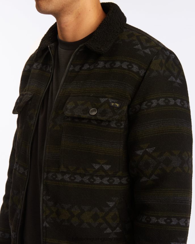 chamarra estilo camionero con sherpa Barlow hombres negro DR6844517 Billabong
