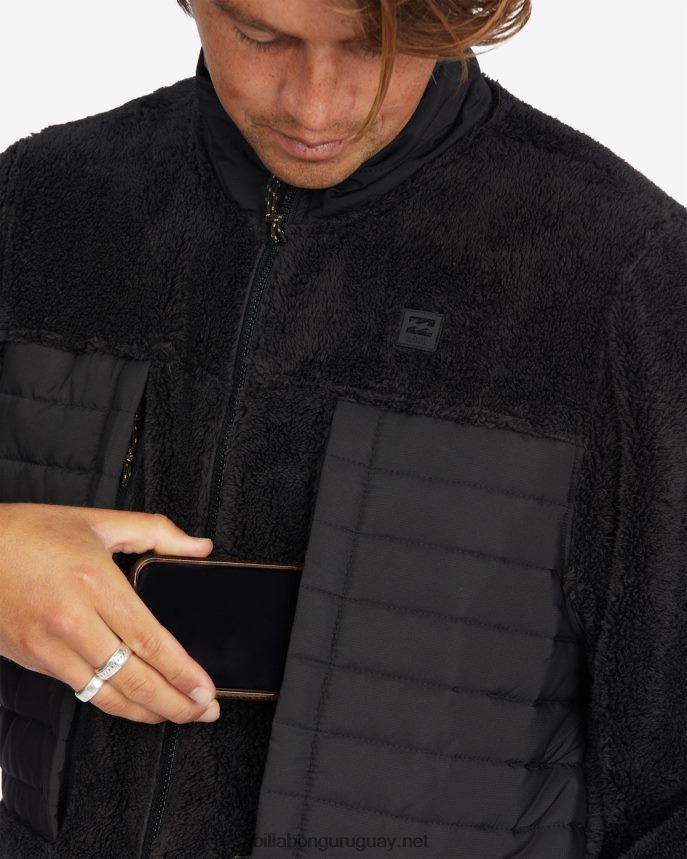 chaqueta a/div con cuello alzado y cremallera hombres negro DR6844511 Billabong