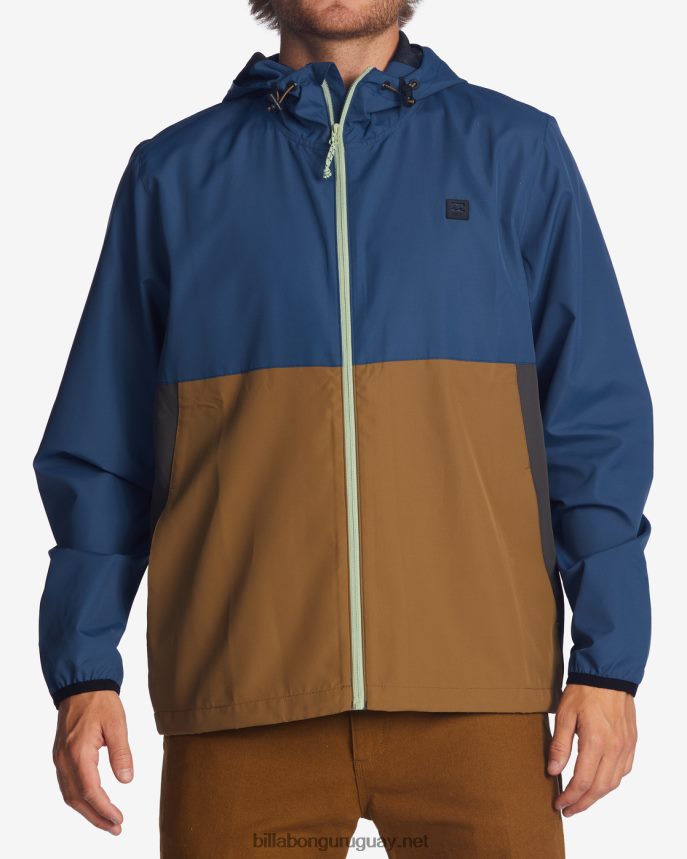 chaqueta cortavientos de transporte a/div hombres espacio azul DR6844477 Billabong