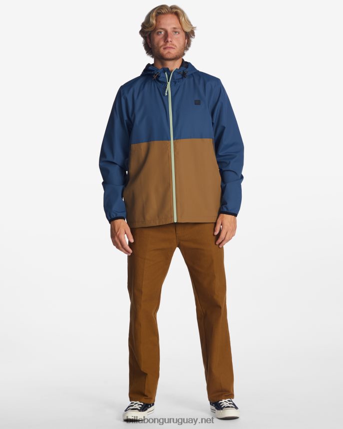 chaqueta cortavientos de transporte a/div hombres espacio azul DR6844477 Billabong