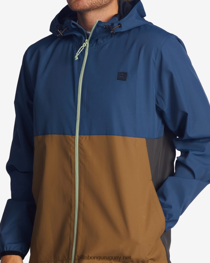 chaqueta cortavientos de transporte a/div hombres espacio azul DR6844477 Billabong
