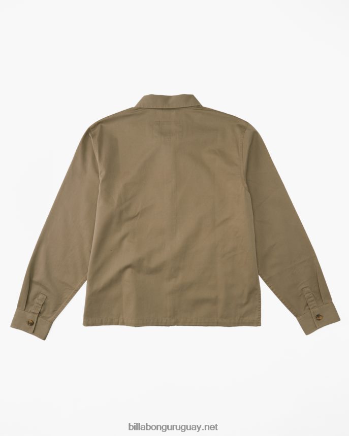 chaqueta de trabajo de la estación hombres caqui DR6844503 Billabong