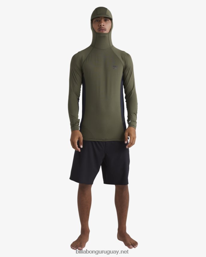 camiseta de manga larga con capucha strike mission upf 50 hombres militar DR6844431 Billabong
