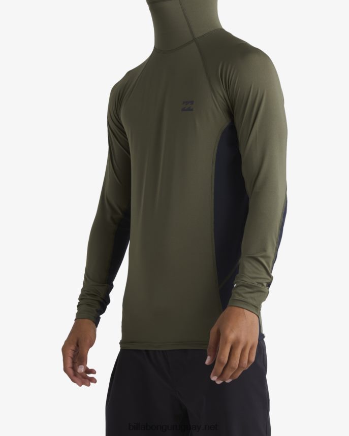 camiseta de manga larga con capucha strike mission upf 50 hombres militar DR6844431 Billabong
