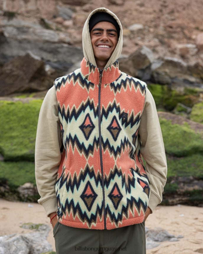 chaleco reversible con cremallera completa a/div trail hombres cuervo DR68442817 Billabong