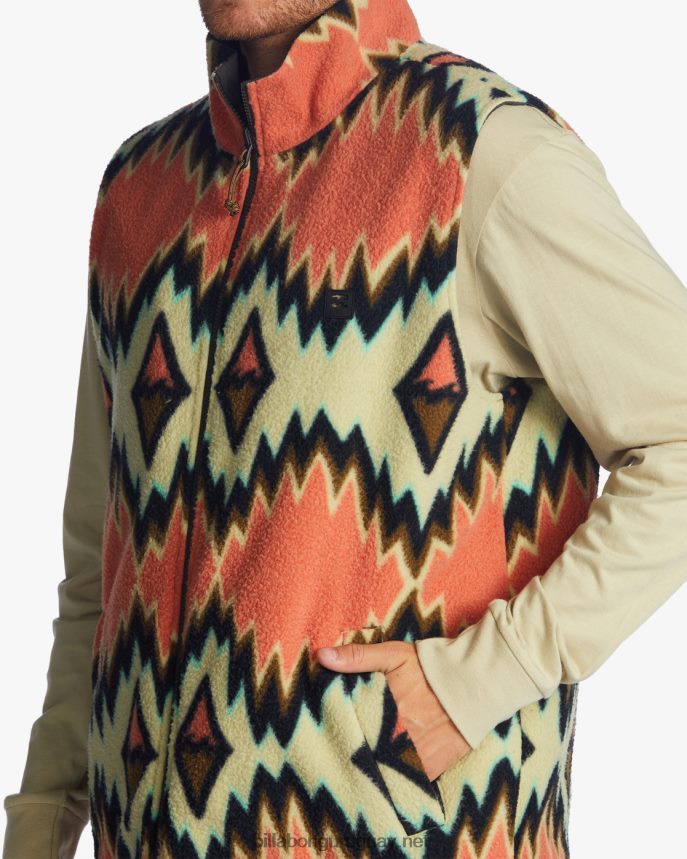 chaleco reversible con cremallera completa a/div trail hombres cuervo DR68442817 Billabong