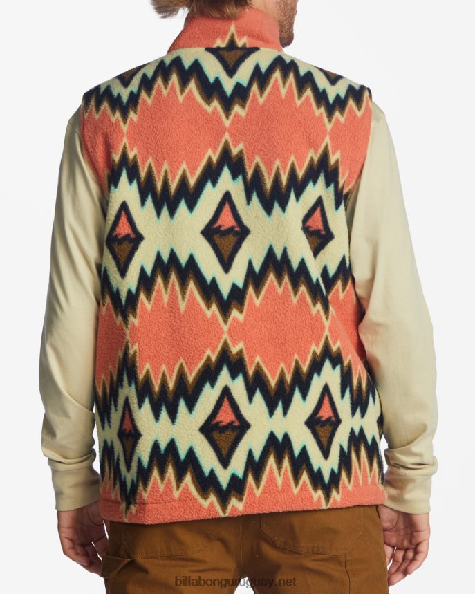 chaleco reversible con cremallera completa a/div trail hombres cuervo DR68442817 Billabong