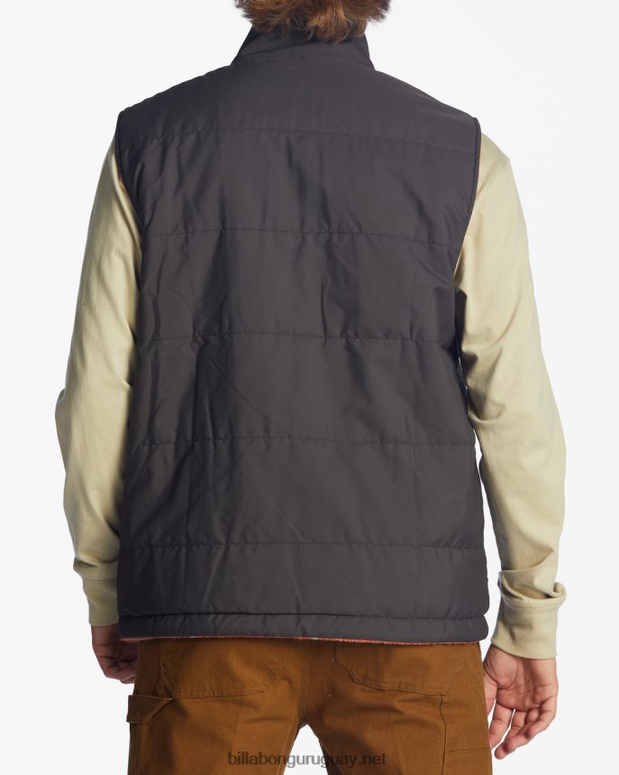 chaleco reversible con cremallera completa a/div trail hombres cuervo DR68442817 Billabong