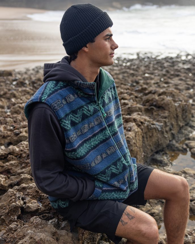 chaleco reversible con cremallera completa a/div trail hombres selva DR6844492 Billabong