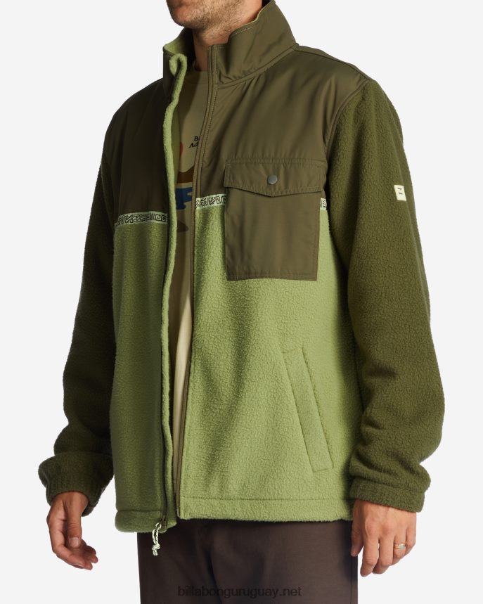 forro polar con cremallera a/div border trail hombres alpino DR6844488 Billabong