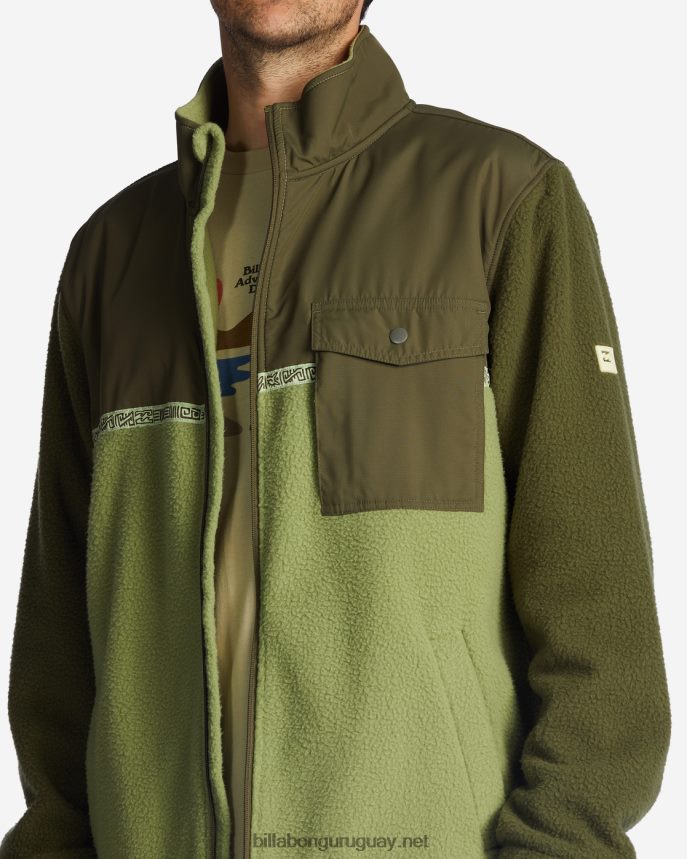 forro polar con cremallera a/div border trail hombres alpino DR6844488 Billabong