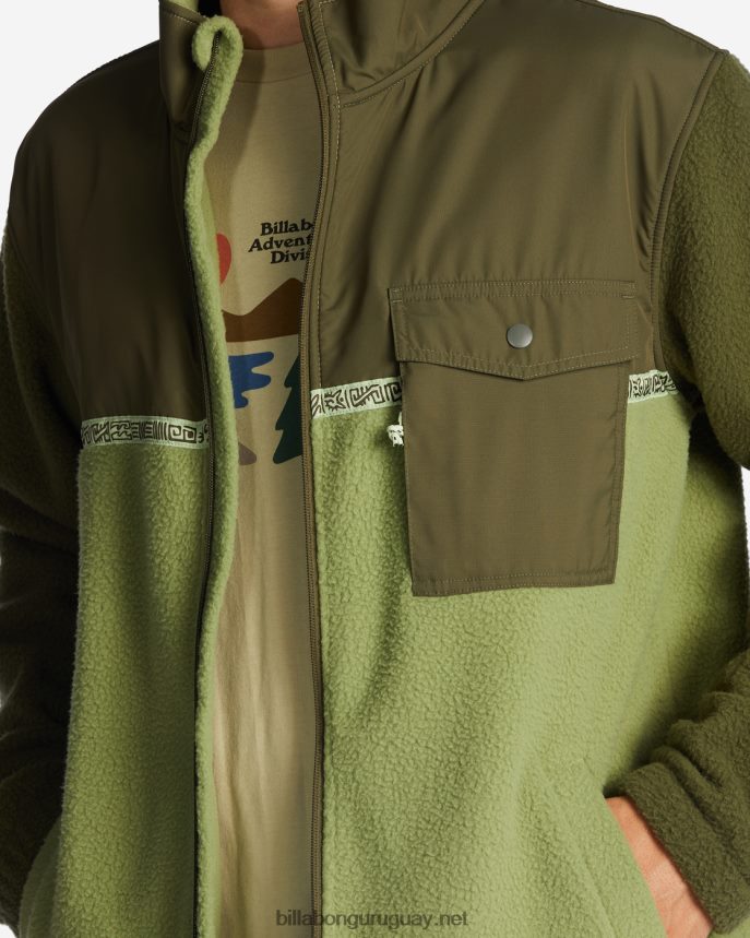 forro polar con cremallera a/div border trail hombres alpino DR6844488 Billabong