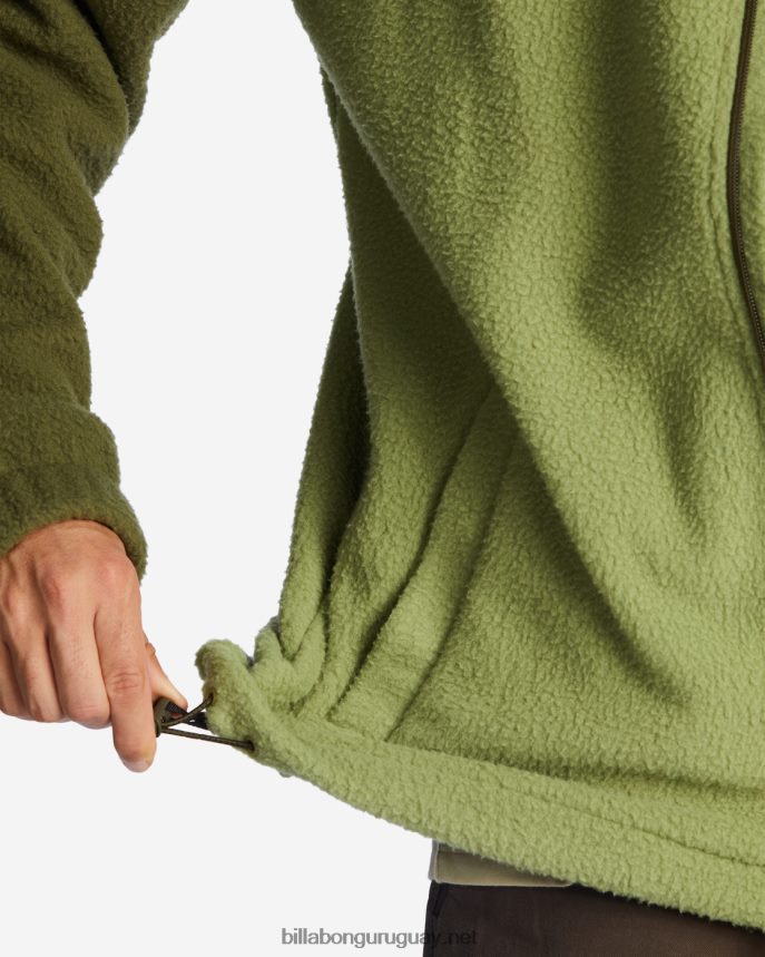 forro polar con cremallera a/div border trail hombres alpino DR6844488 Billabong