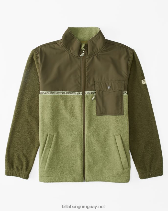 forro polar con cremallera a/div border trail hombres alpino DR6844488 Billabong