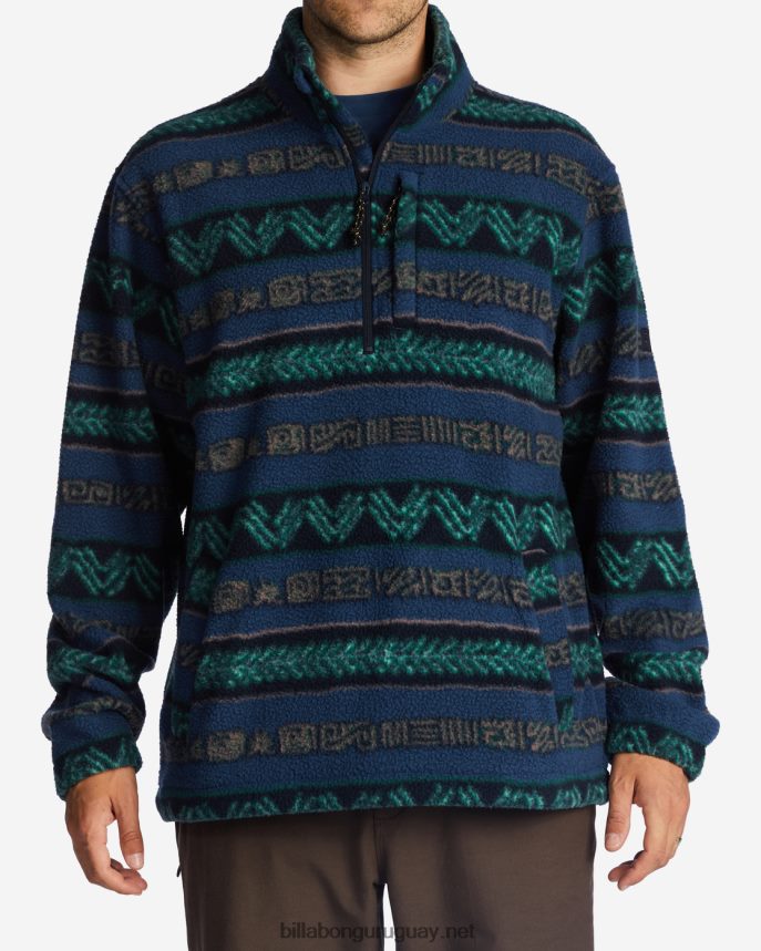 jersey con cuello simulado y media cremallera a/div border hombres Armada DR6844478 Billabong