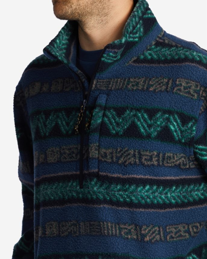jersey con cuello simulado y media cremallera a/div border hombres Armada DR6844478 Billabong