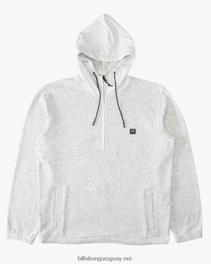 jersey con media cremallera y capucha a/div border hombres brezo gris DR6844245 Billabong