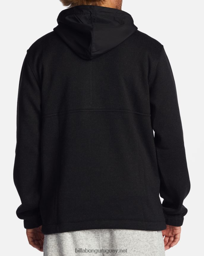 jersey con media cremallera y capucha a/div border hombres brezo negro DR6844246 Billabong