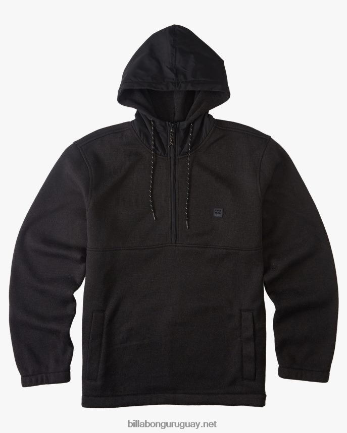 jersey con media cremallera y capucha a/div border hombres brezo negro DR6844246 Billabong
