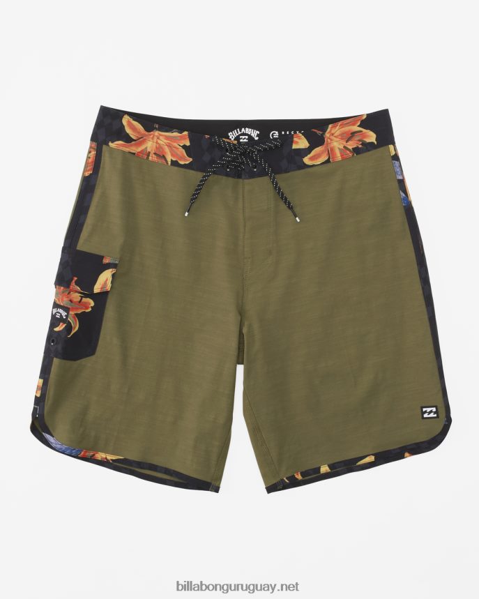Bañador 73 pro 19'' hombres militar DR684456 Billabong