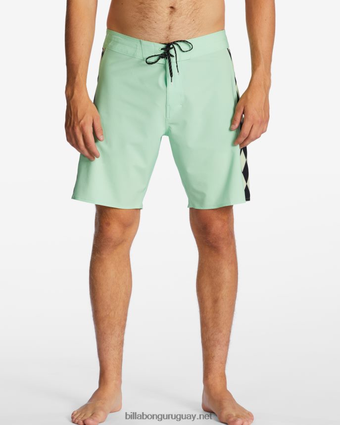 Bañador d bah ciclo pro performance 18\'\' hombres menta verde DR6844114 Billabong