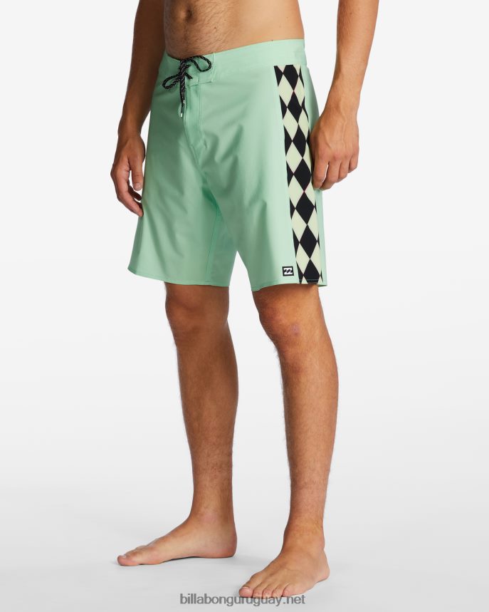 Bañador d bah ciclo pro performance 18\'\' hombres menta verde DR6844114 Billabong