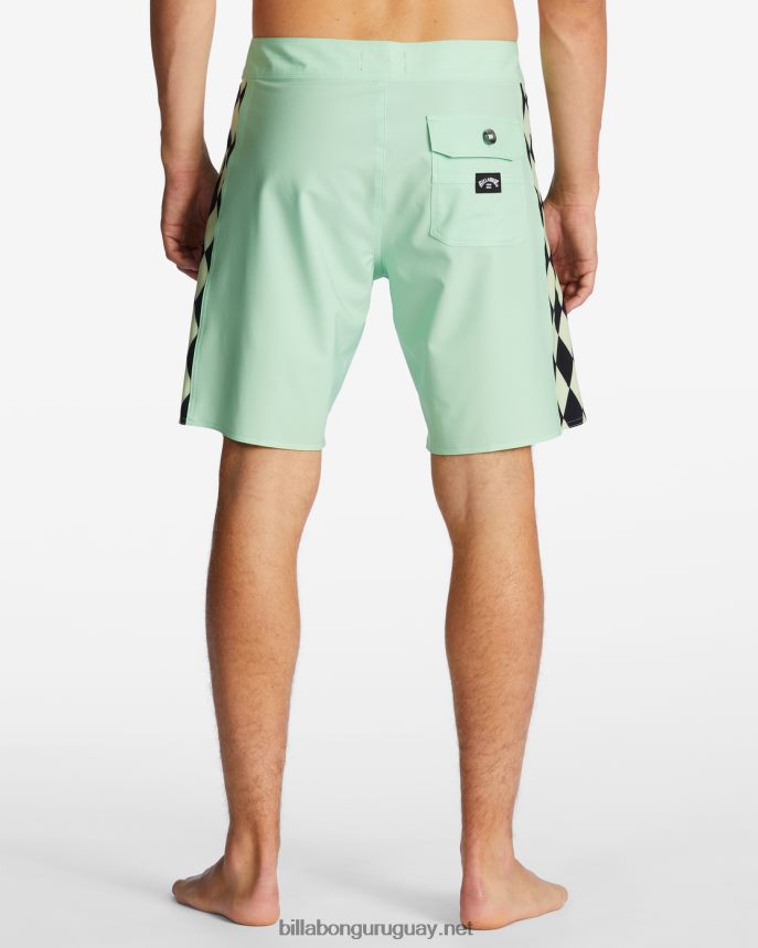 Bañador d bah ciclo pro performance 18\'\' hombres menta verde DR6844114 Billabong