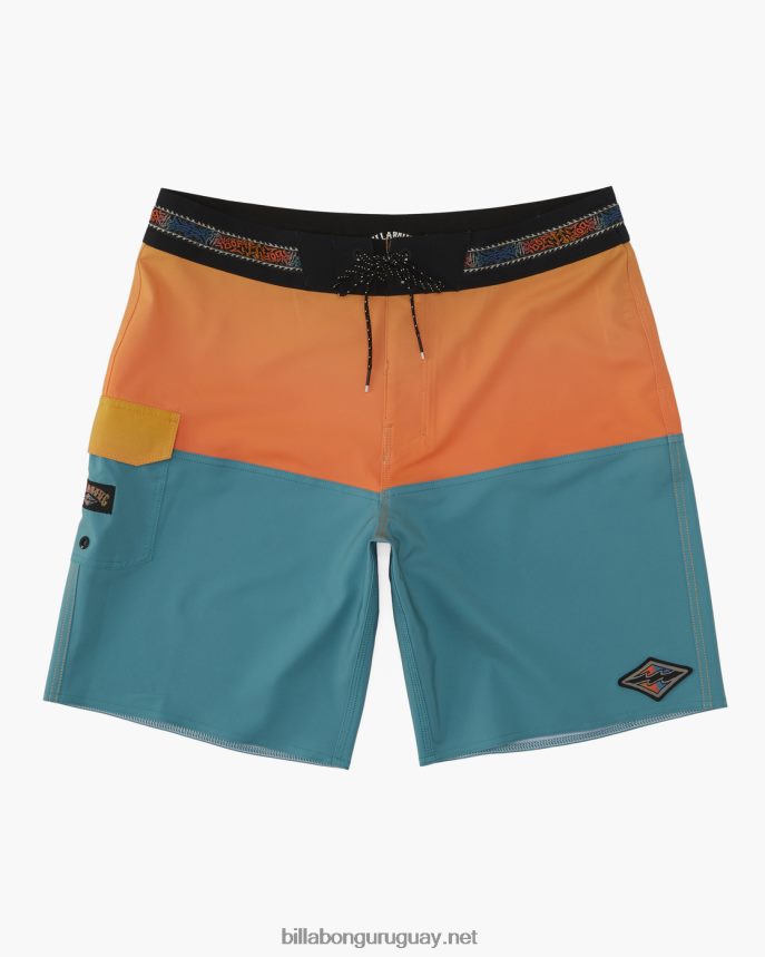 Bañador de 19'' de rendimiento profesional de five50 hombres agua DR684475 Billabong