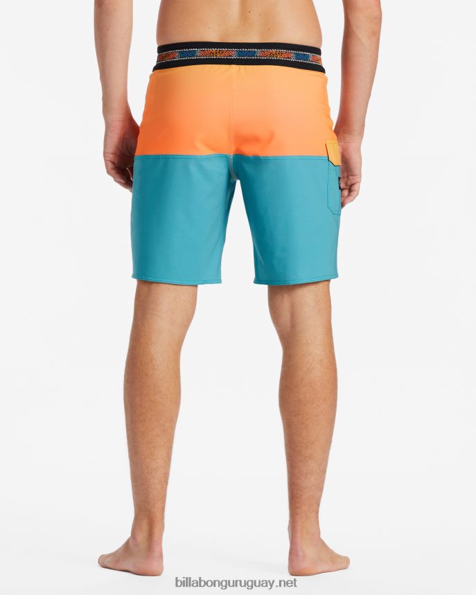 Bañador de 19\'\' de rendimiento profesional de five50 hombres agua DR684475 Billabong