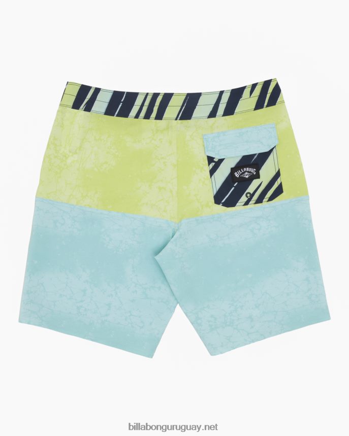Bañador de 19\'\' de rendimiento profesional de five50 hombres menta DR684494 Billabong