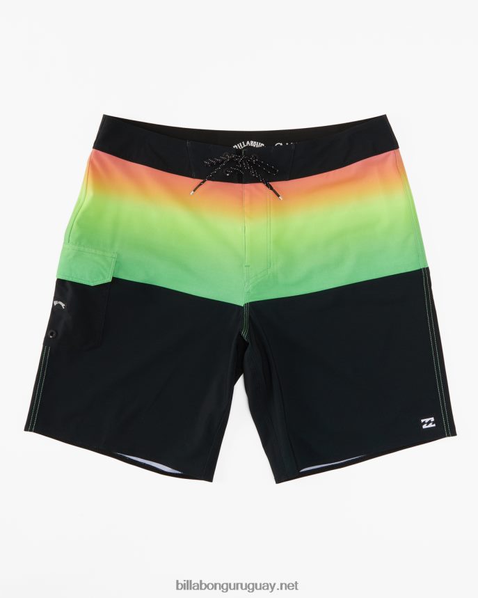 Bañador de 19'' de rendimiento profesional de five50 hombres neón DR6844129 Billabong
