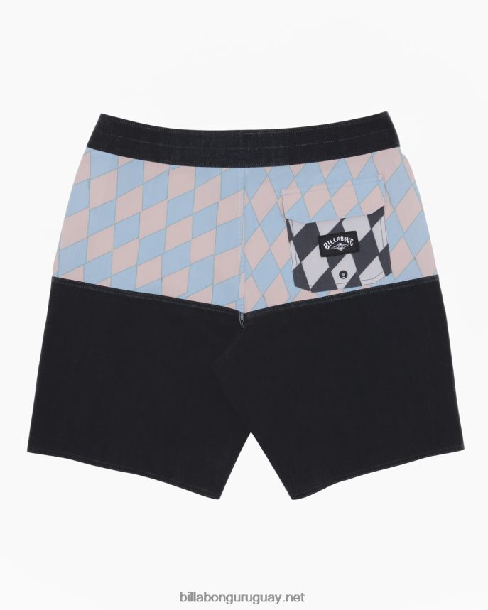 Bañador de 19\'\' de rendimiento profesional de five50 hombres neblina azul DR684491 Billabong