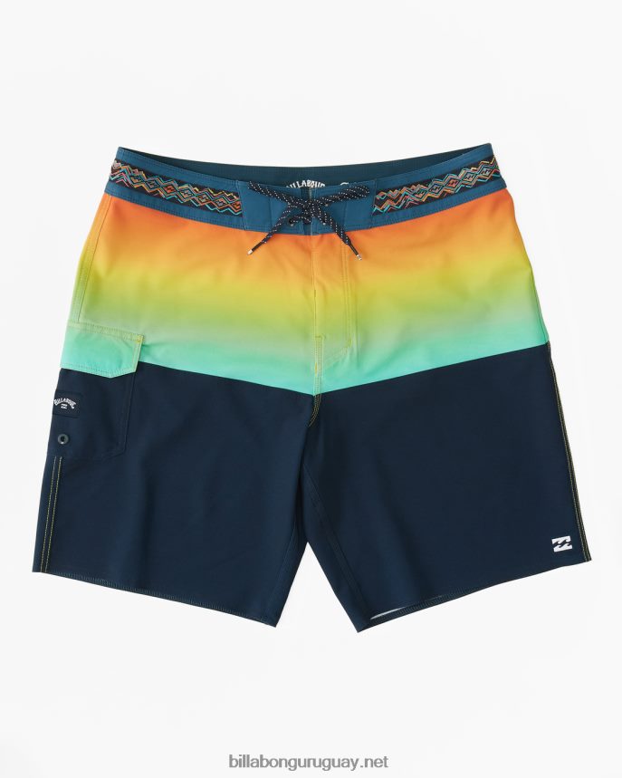 Bañador de 19'' de rendimiento profesional de five50 hombres oro DR6844199 Billabong