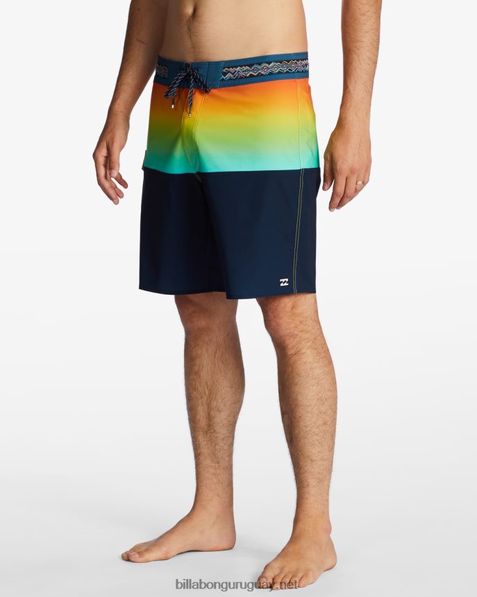 Bañador de 19\'\' de rendimiento profesional de five50 hombres oro DR6844199 Billabong