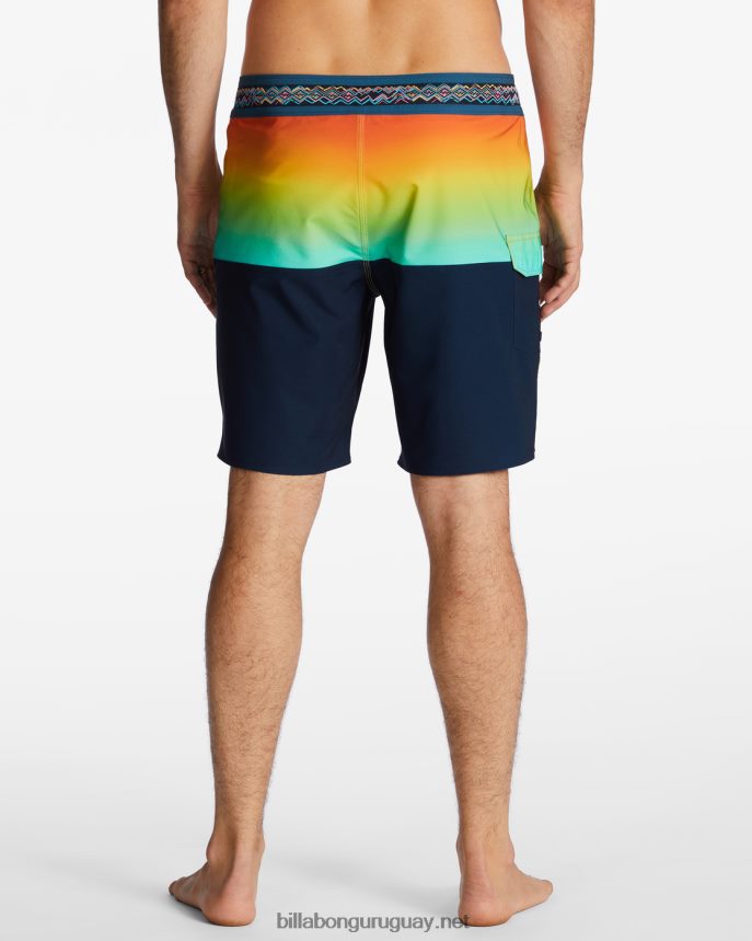 Bañador de 19\'\' de rendimiento profesional de five50 hombres oro DR6844199 Billabong