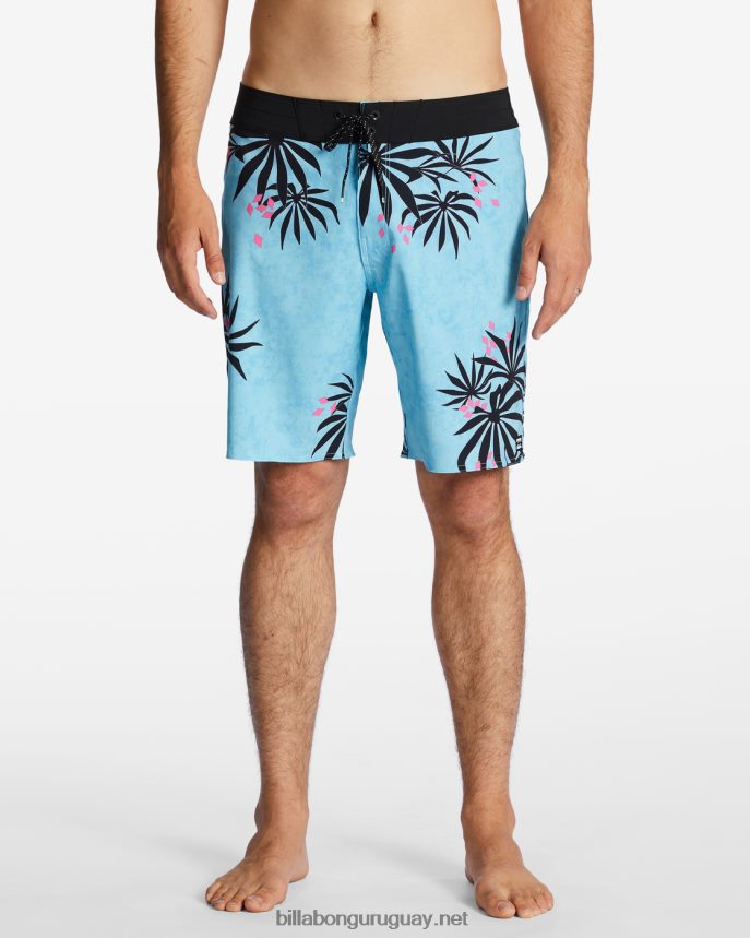 Bañador sundays pro performance 19\'\' hombres azul neón DR6844139 Billabong