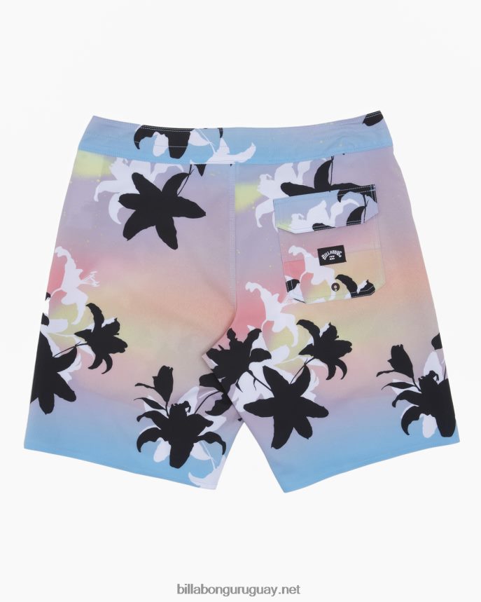 Bañador sundays pro performance 19\'\' hombres pastel DR684471 Billabong
